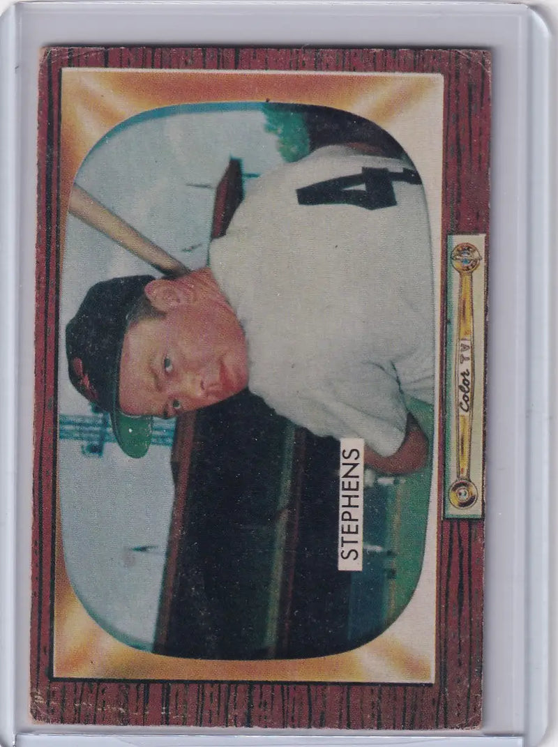 1955 Bowman Baseball #109 Vern Stephens - Baltimore Orioles
