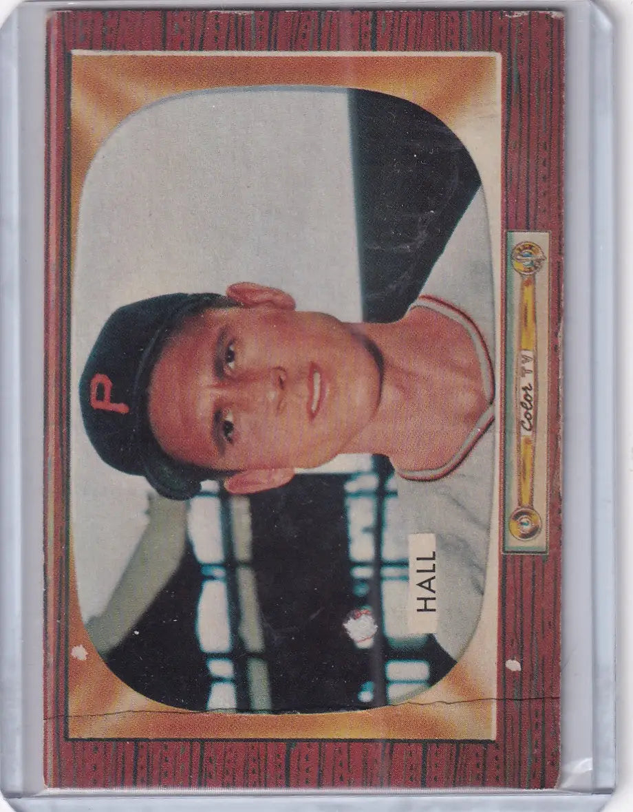 1955 Bowman Baseball #113 Bob Hall - Pittsburgh Pirates RC - Baseball Card Single