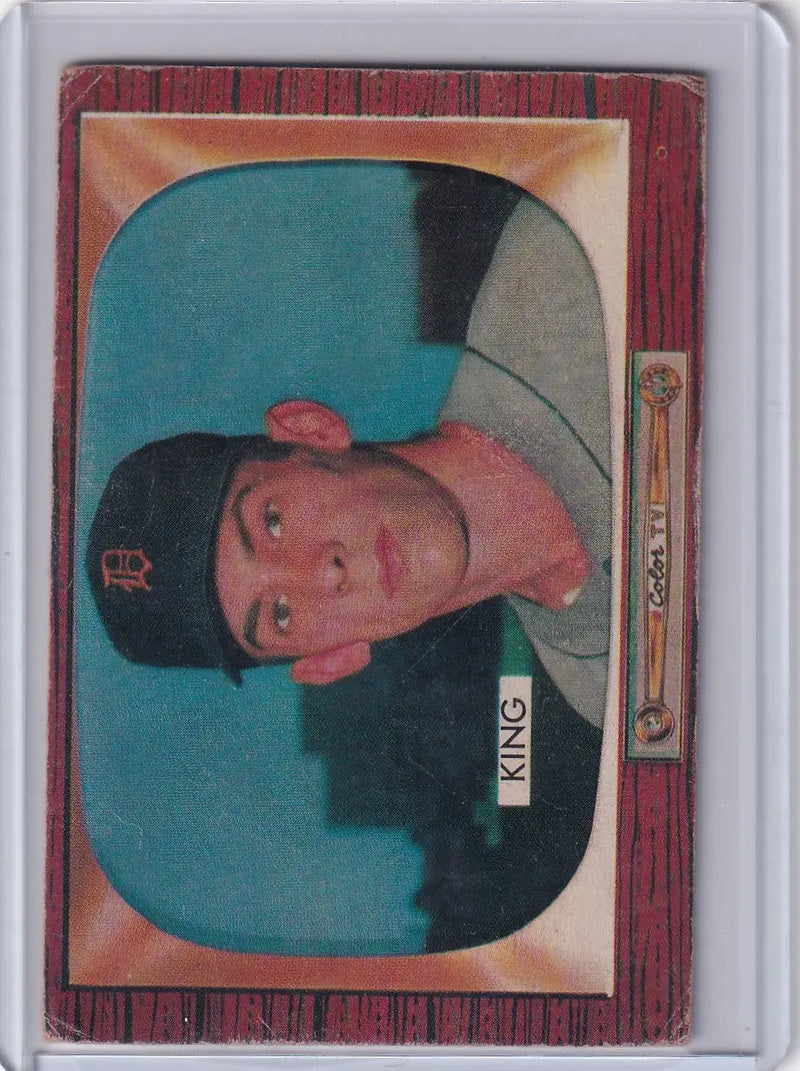 1955 Bowman Baseball #133 Chick King - Detroit Tigers RC - Baseball Card Single