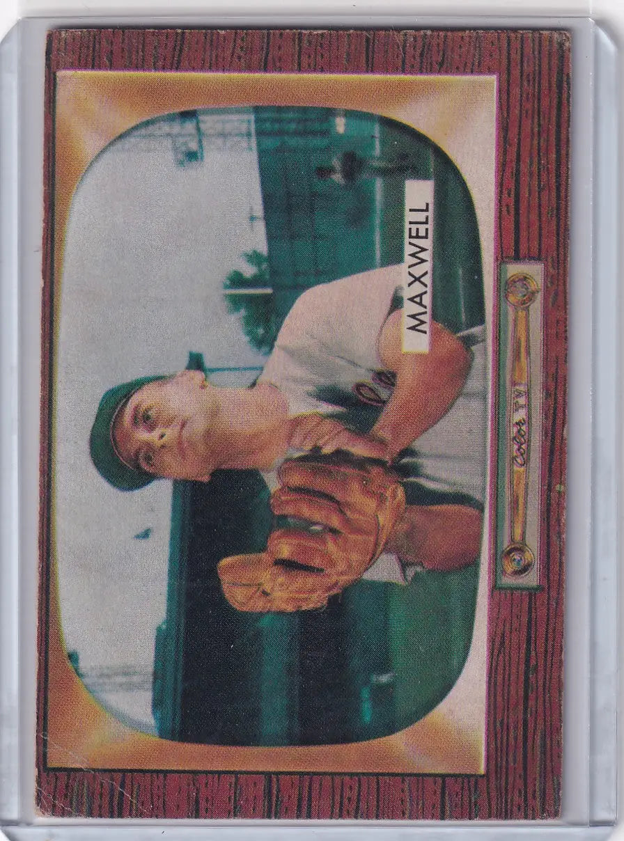 1955 Bowman Baseball #162 Charlie Maxwell - Baltimore Orioles - Baseball Card Single