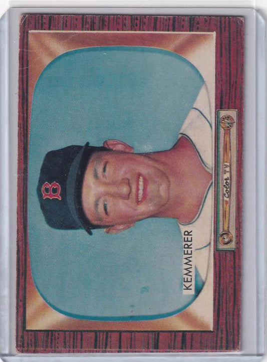 1955 Bowman Baseball #222 Russ Kemmerer - Boston Red Sox RC - Baseball Card Single