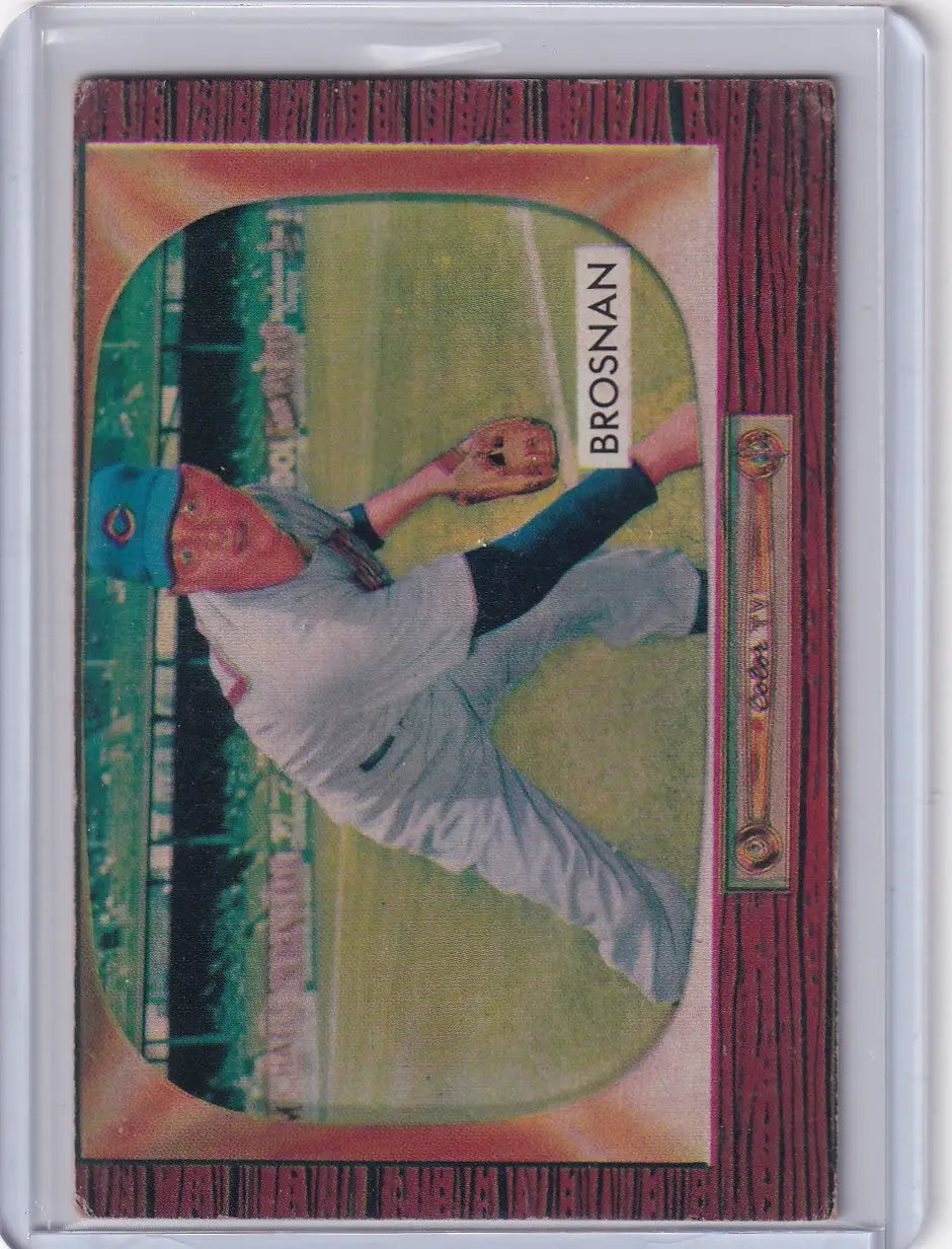 1955 Bowman Baseball #229 Jim Brosnan - Chicago Cubs RC