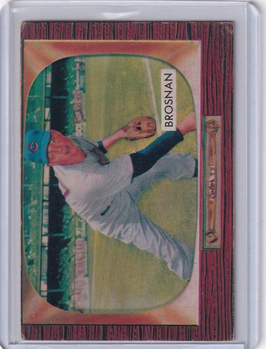 1955 Bowman Baseball #229 Jim Brosnan - Chicago Cubs RC - Baseball Card Single