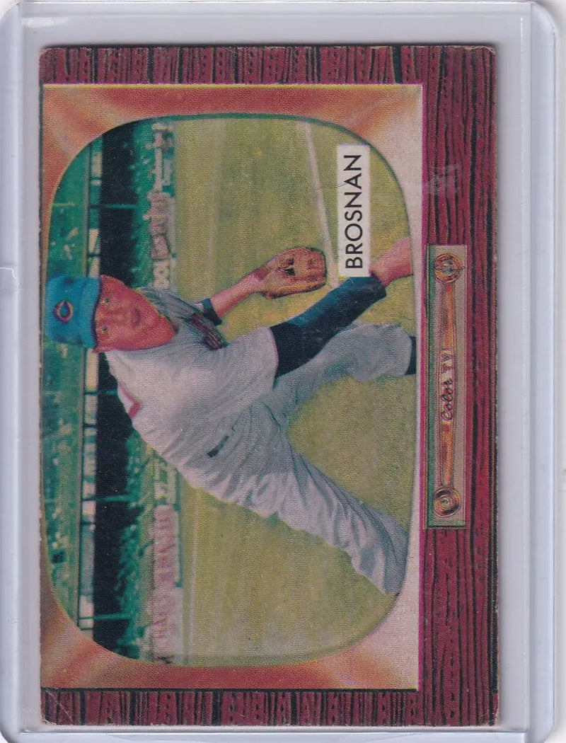 1955 Bowman Baseball #229 Jim Brosnan - Chicago Cubs RC - Baseball Card Single