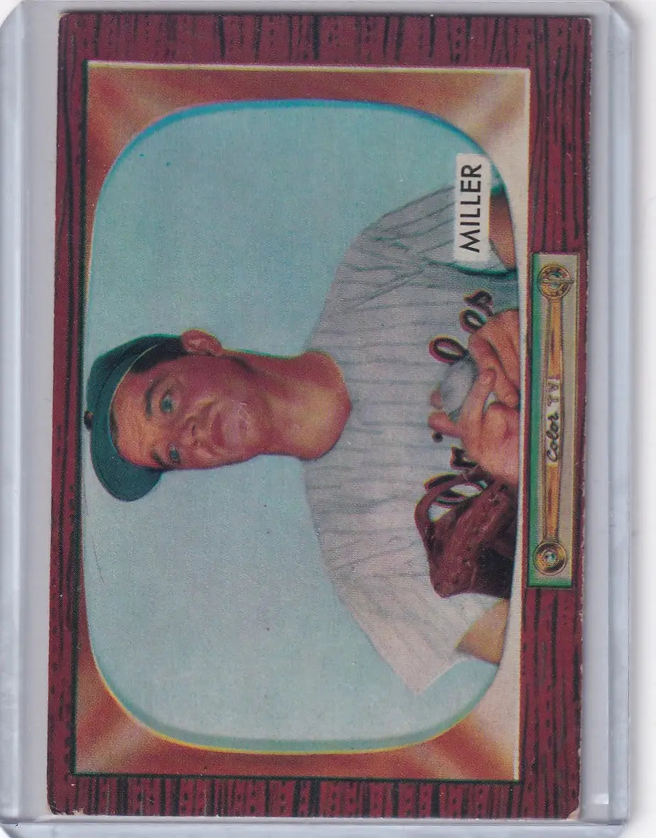 1955 Bowman Baseball #245 Bill Miller - Baltimore Orioles - Baseball Card Single