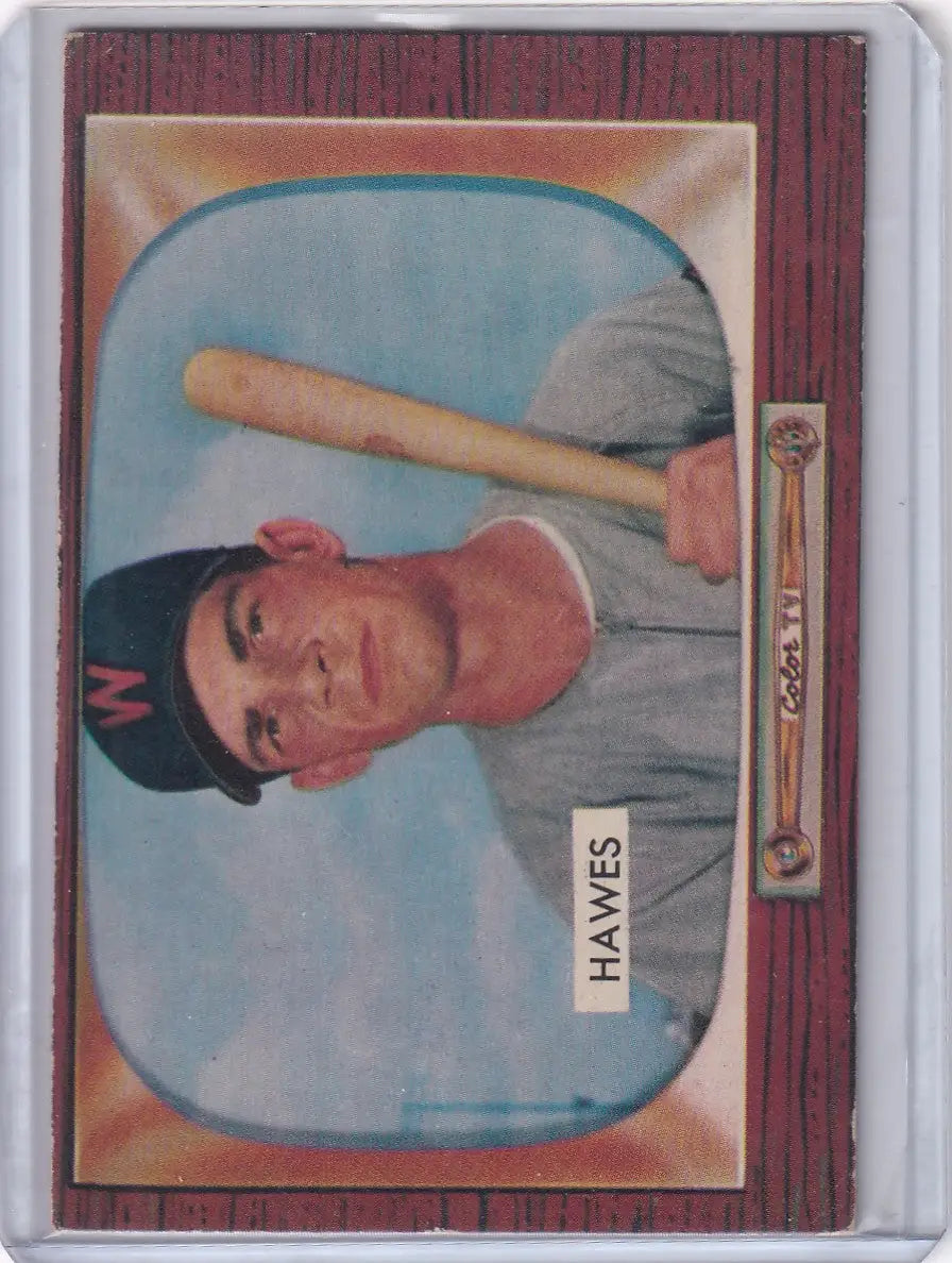 1955 Bowman Baseball #268 Roy Lee Hawes - Washington Senators RC - Baseball Card Single