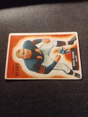 1955 Bowman - Wayne Hansen #125 (RC). Chicago Bears. Creased. VG - Football Card Single