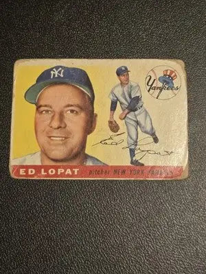 1955 Topps #109 Ed Lopat - Baseball Card Single