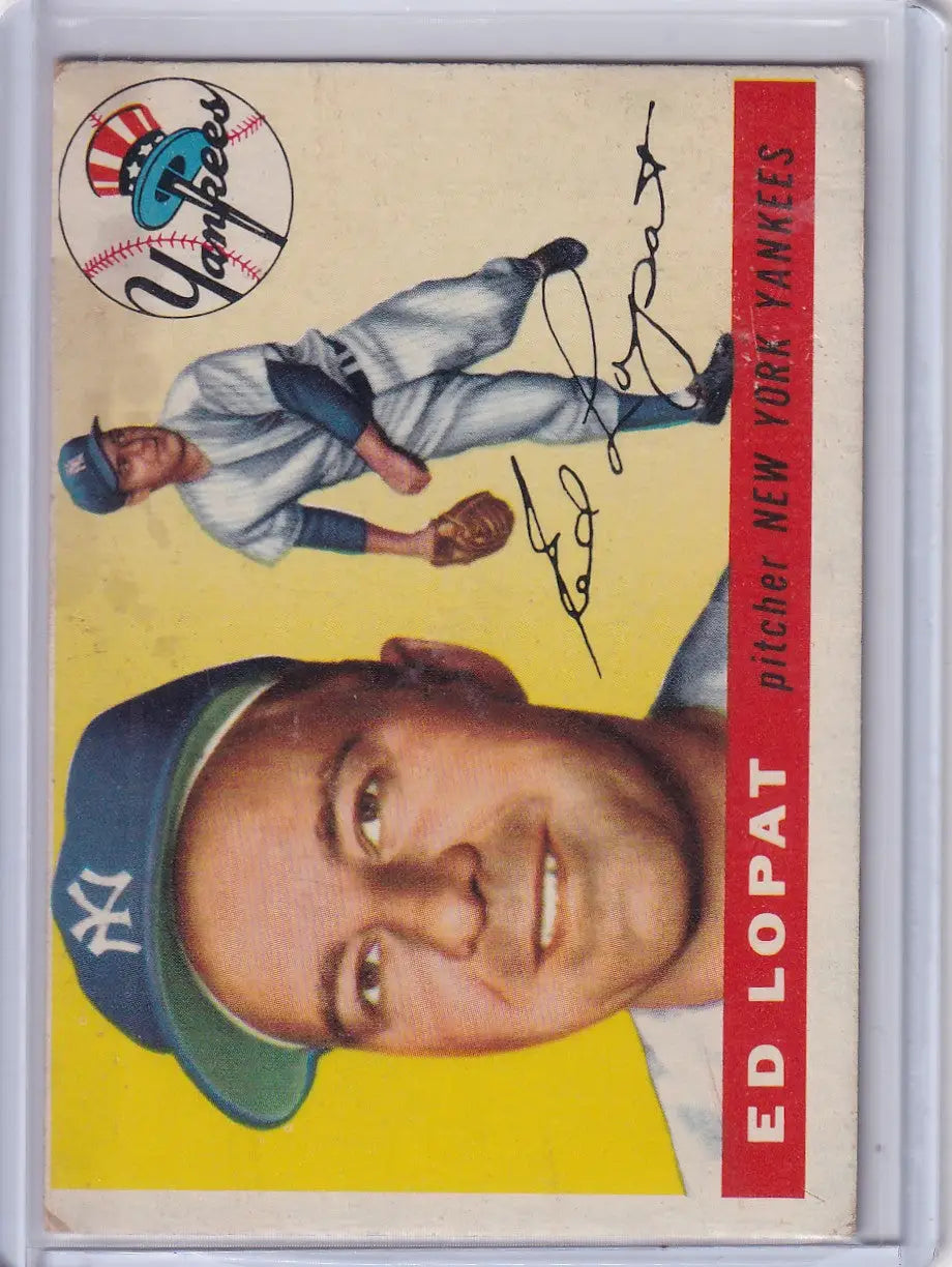 1955 Topps #109 Ed Lopat - New York Yankees