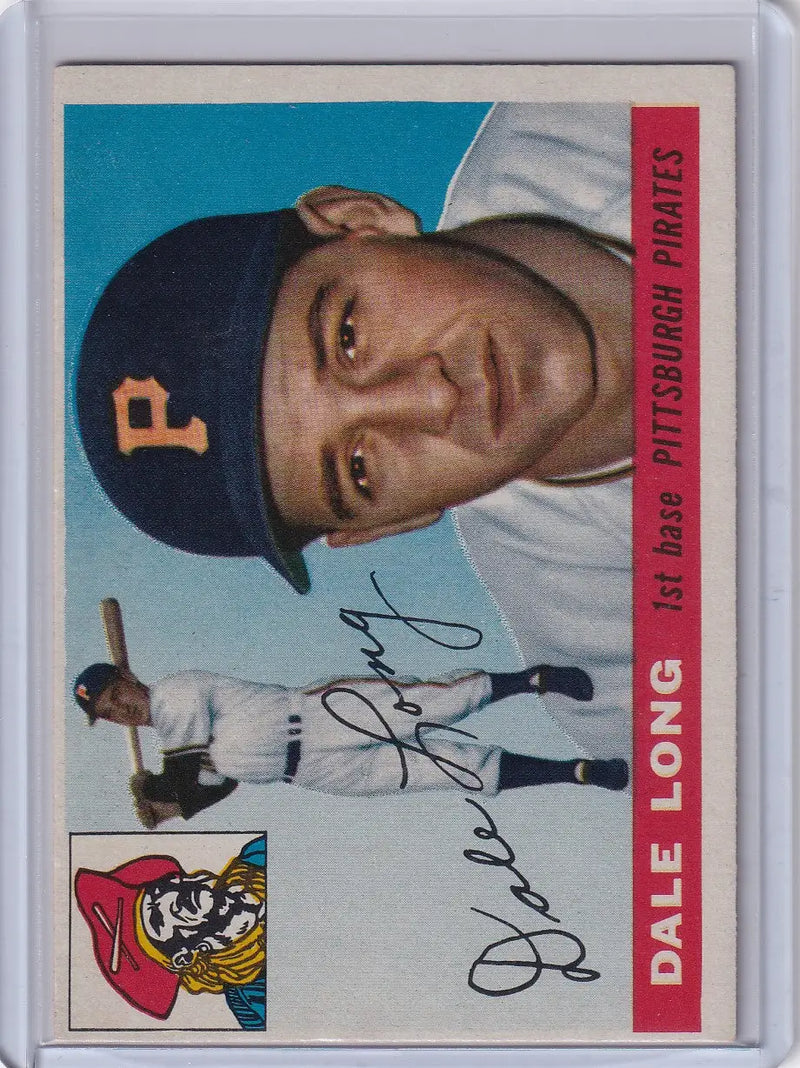 1955 Topps #127 Dale Long - Pittsburgh Pirates