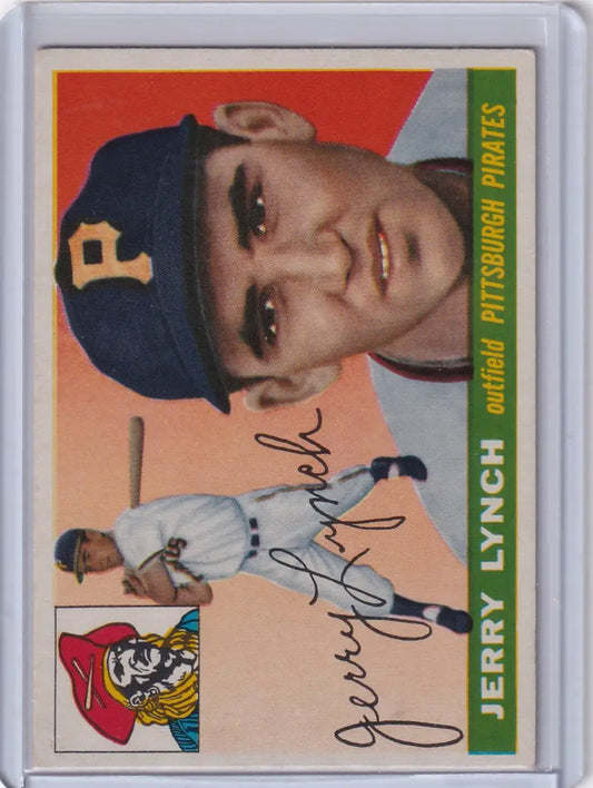 1955 Topps #142 Jerry Lynch - Pittsburgh Pirates - Baseball Card Single