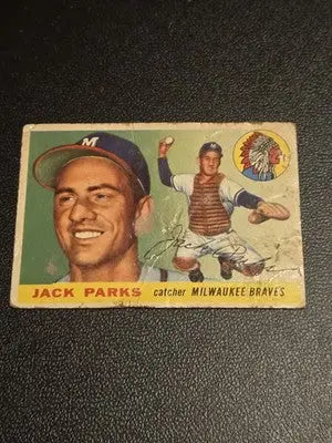 1955 Topps #23 Jack Parks - Baseball Card Single