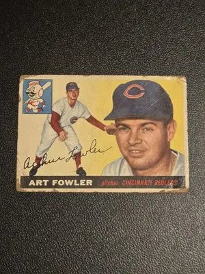 1955 Topps #3 Art Fowler - Baseball Card Single