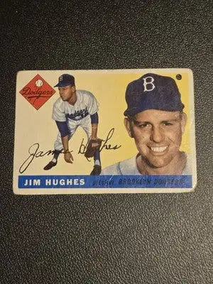 1955 Topps #51 Jim Hughes - Baseball Card Single