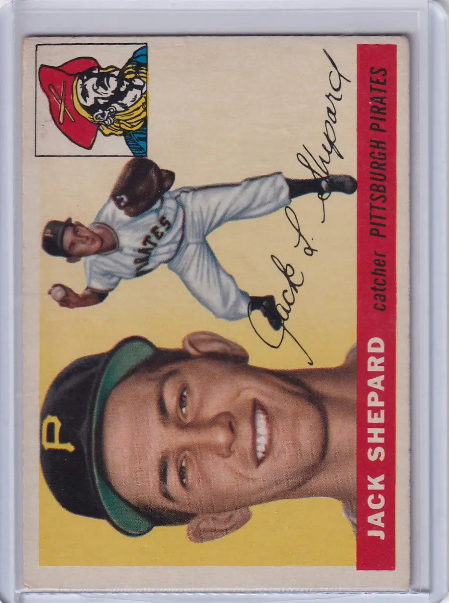 1955 Topps #73 Jack Shepard - Pittsburgh Pirates - Baseball Card Single