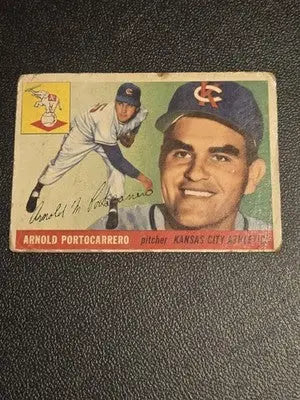 1955 Topps #77 Arnold Portocarrero - Baseball Card Single