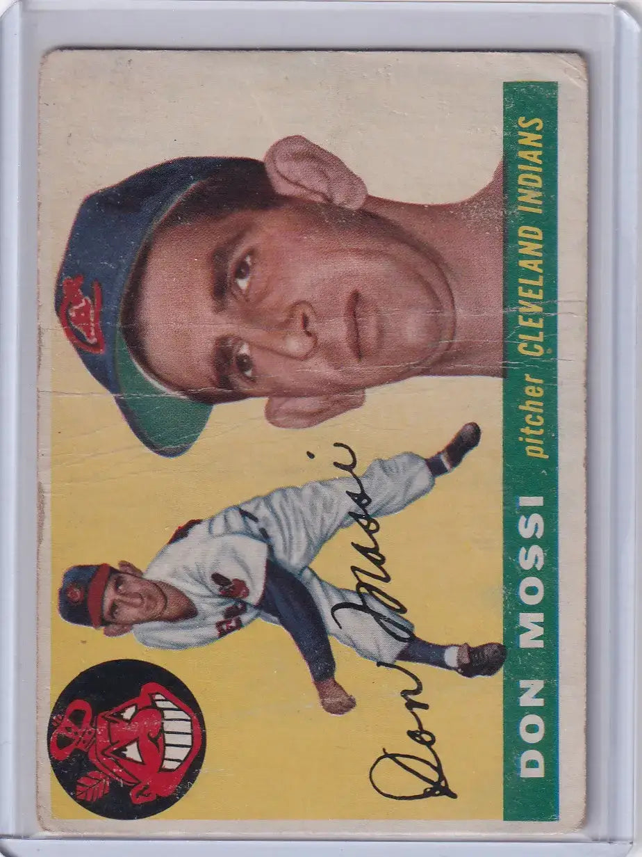 1955 Topps #85 Don Mossi - Cleveland Indians