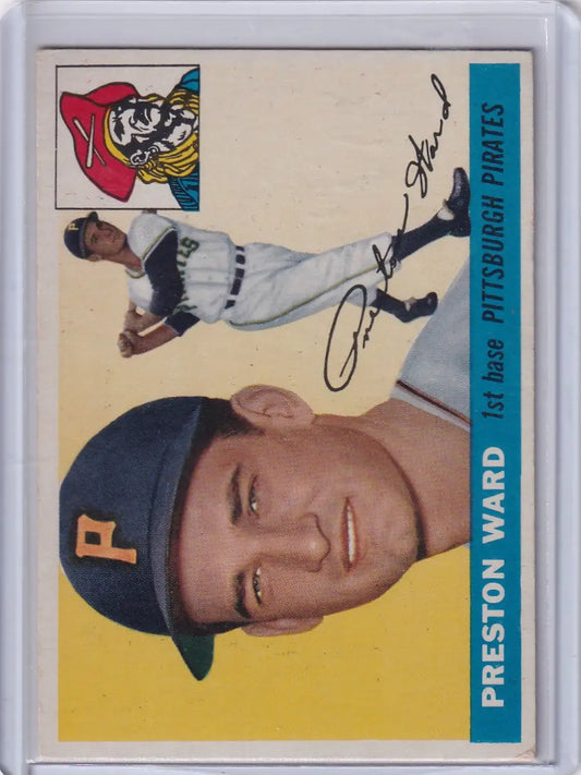 1955 Topps #95 Preston Ward - Pittsburgh Pirates - Baseball Card Single