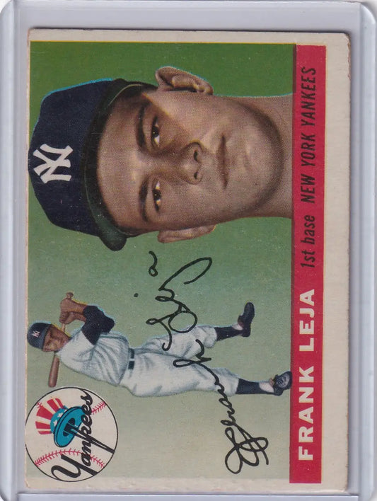 1955 Topps #99 Frank Leja - New York Yankees - Baseball Card Single