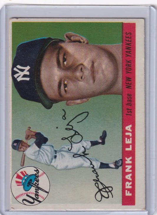 1955 Topps #99 Frank Leja - New York Yankees - Baseball Card Single