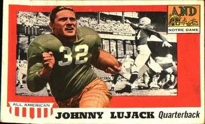 1955 Topps All-American #52 Johnny Lujack - Football Card Single