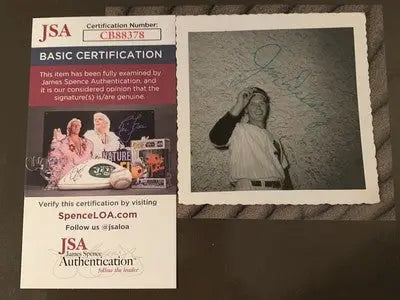 Autographed Chicago White Sox baseball memorabilia featuring Jim Delsing and a signed snapshot