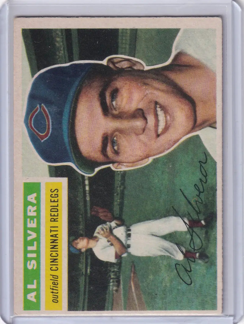 1956 Topps #137 Al Silvera - Cincinnati Reds RC - Baseball Card Single