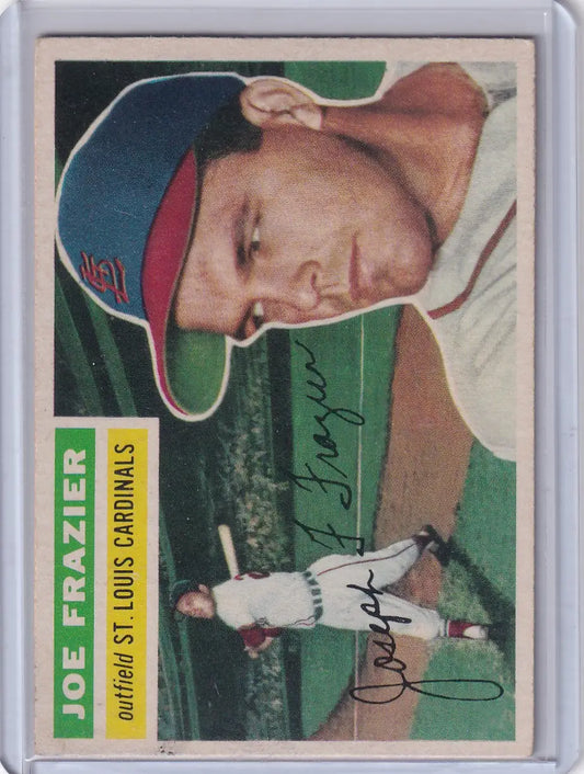 1956 Topps #141 Joe Frazier - St. Louis Cardinals - Baseball Card Single