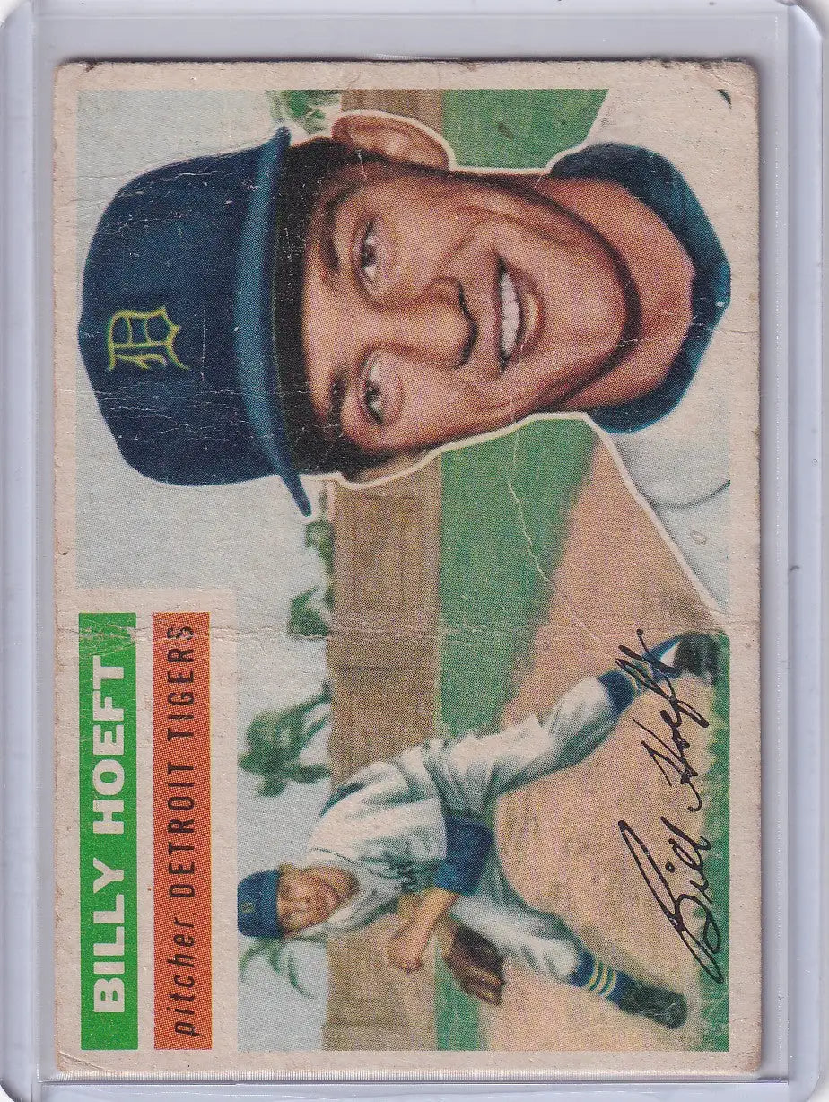 1956 Topps #152 Billy Hoeft - Detroit Tigers