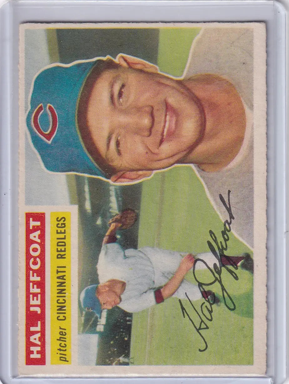 1956 Topps #289 Hal Jeffcoat - Cincinnati Reds