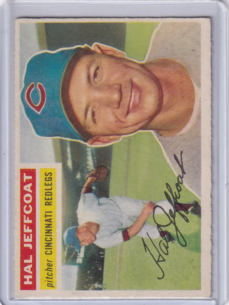 1956 Topps #289 Hal Jeffcoat - Cincinnati Reds