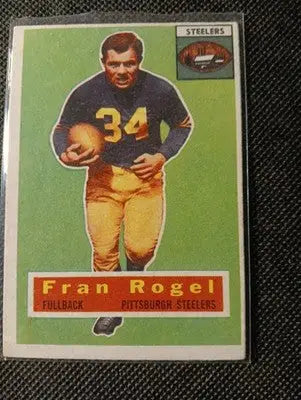 1956 Topps - Fran Rogel #15. Pittsburgh Steelers. EX - Football Card Single