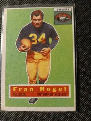 1956 Topps - Fran Rogel #15. Pittsburgh Steelers. EX - Football Card Single