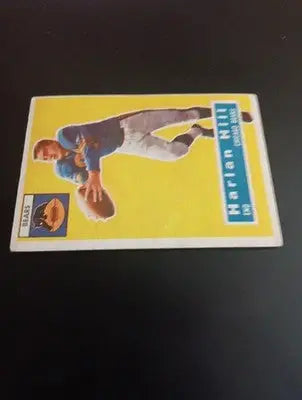 1956 Topps - Harlon Hill #59 (misspelled as ’Harlan’). Chicago Bears. EX - Football Card Single