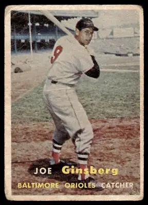 Vintage 1957 Topps #236 Joe Ginsberg Baseball Card for Trading Card Collectors