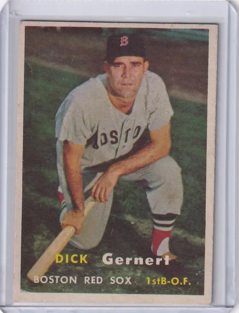 1957 Topps Baseball #202 Dick Gernert - Boston Red Sox