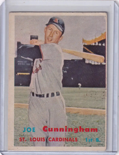 Vintage Topps Baseball card of Joe Cunningham of the St. Louis Cardinals