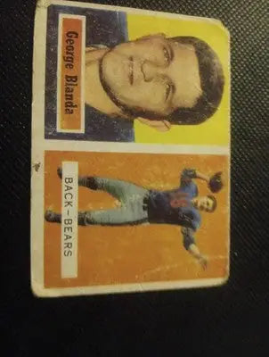 1957 Topps - George Blanda #31. Chicago Bears. GD-VG visible wear - Football Card Single