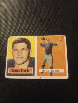 1957 Topps - George Blanda #31. Chicago Bears. GD-VG visible wear - Football Card Single