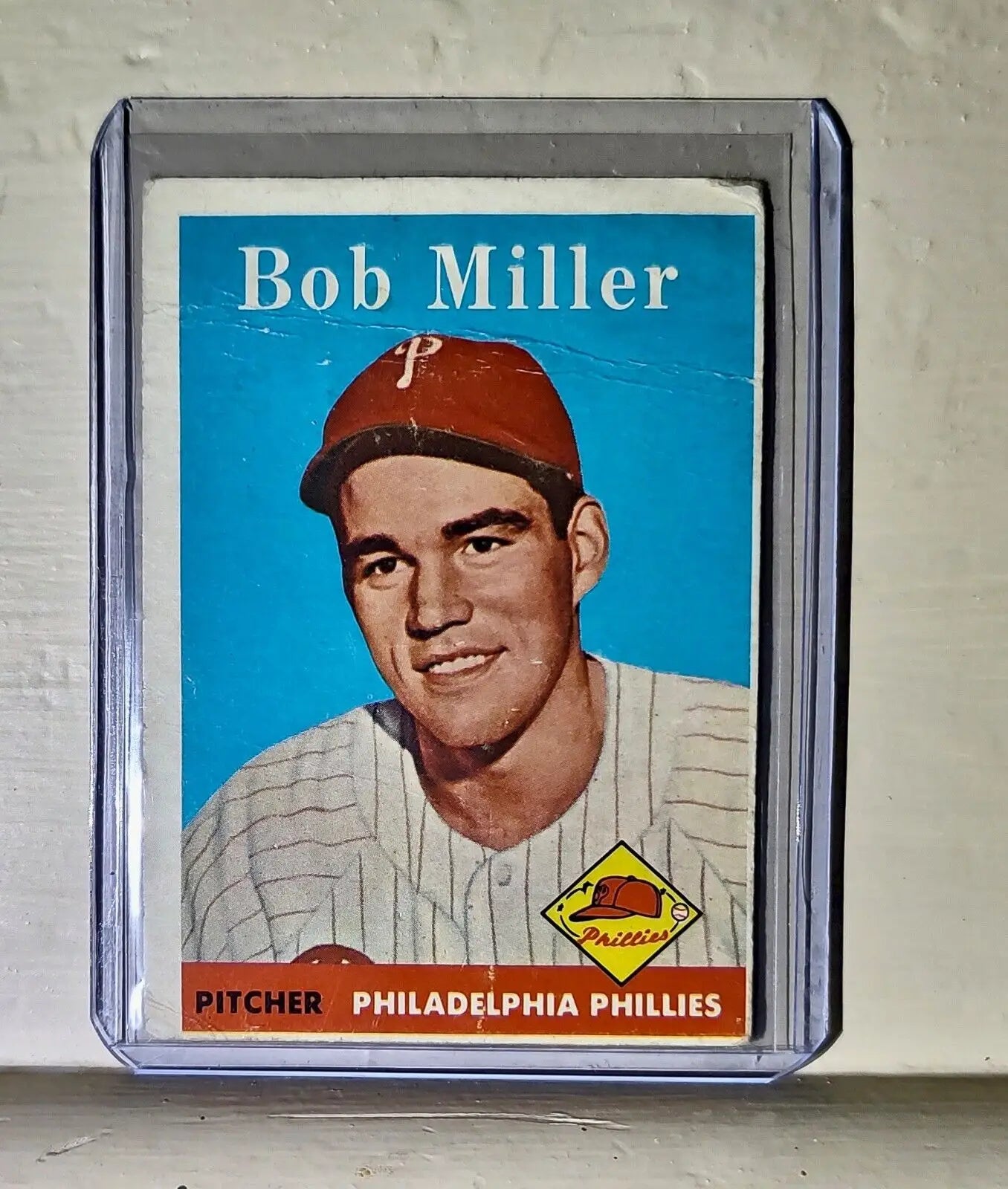 1958 Bob Miller Topps Baseball Card #326 - Baseball Card Single
