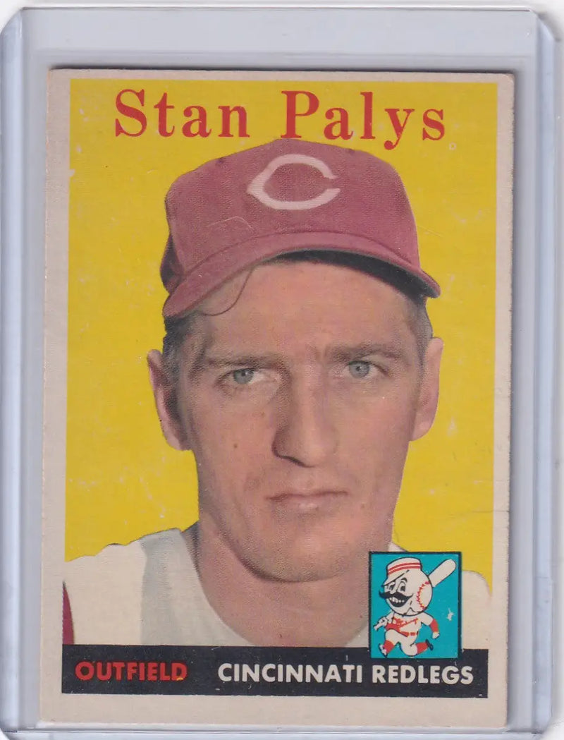 1958 Topps #126 Stan Palys - Cincinnati Reds RC - Baseball Card Single