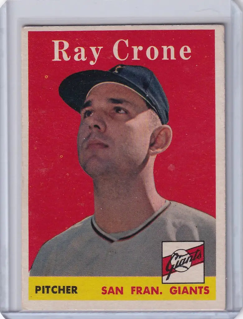 1958 Topps #272 Ray Crone - San Francisco Giants