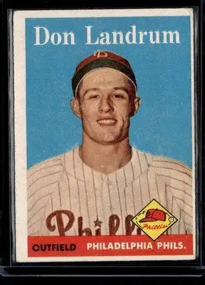 1958 Topps #291 Don Landrum - Baseball Card Single
