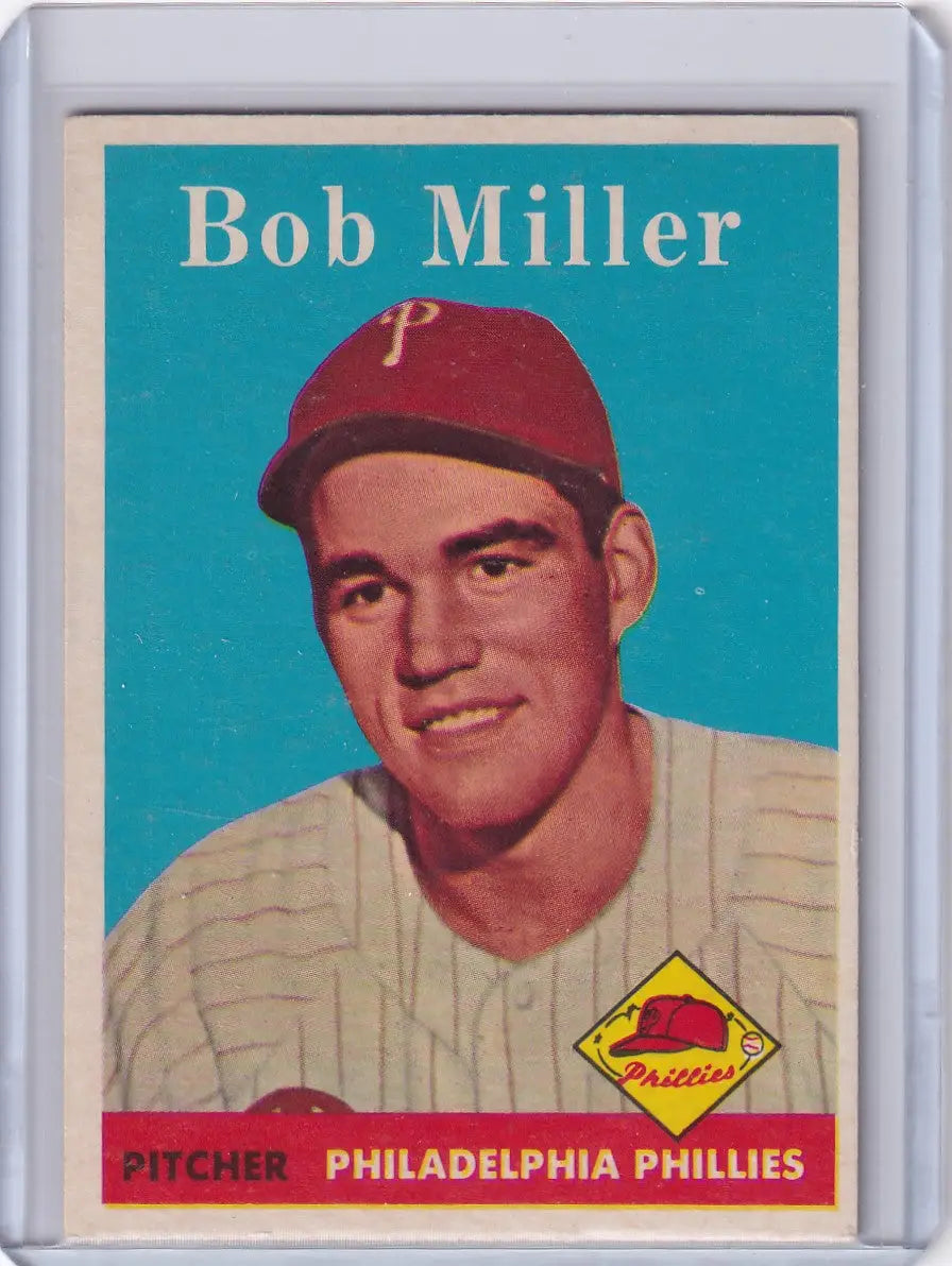 1958 Topps #326 Bob Miller - Philadelphia Phillies