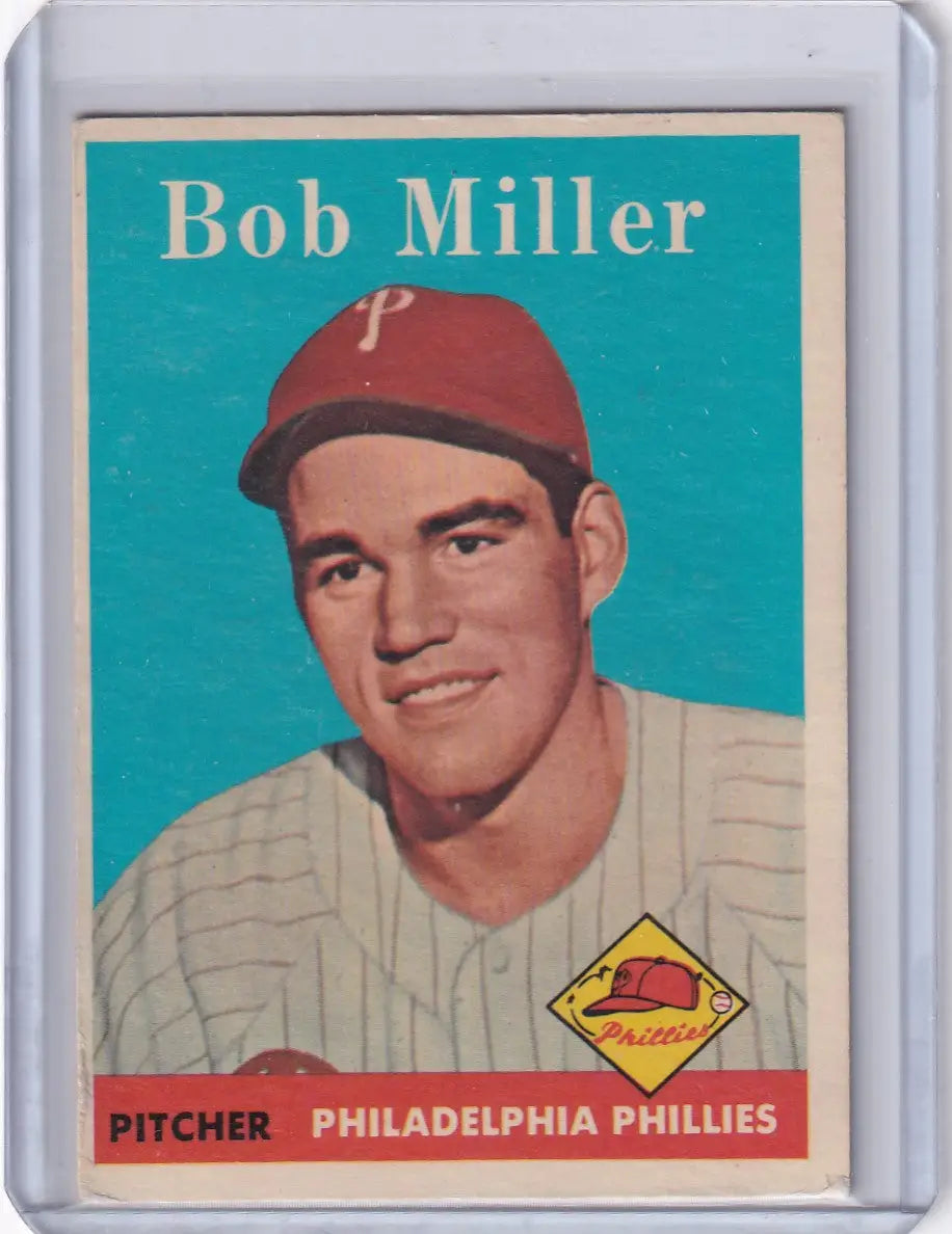 1958 Topps #326 Bob Miller - Philadelphia Phillies