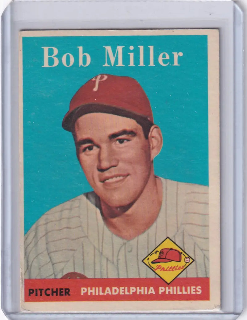 1958 Topps #326 Bob Miller - Philadelphia Phillies