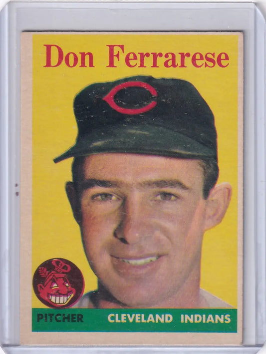 1958 Topps #469 Don Ferrarese - Cleveland Indians - Baseball Card Single