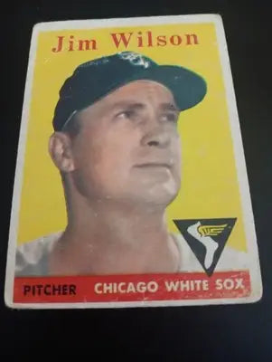 1958 Topps - Jim Wilson #163. Chicago White Sox. *corner crease. VG - Baseball Card Single