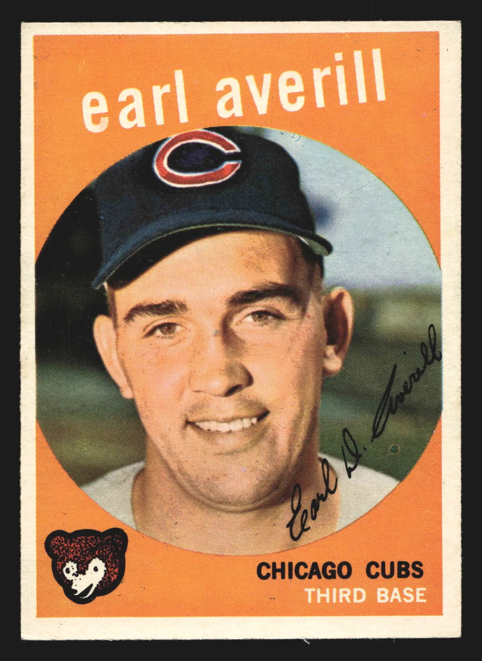 1959 Topps #301 Earl Averill Jr Chicago Cubs RC - Baseball Card Single