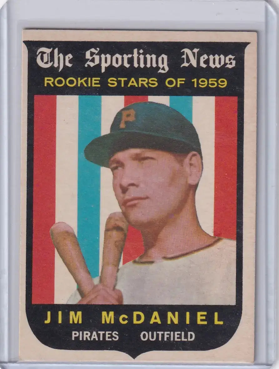 1959 Topps Baseball #134 Jim McDaniel - Pittsburgh Pirates RC